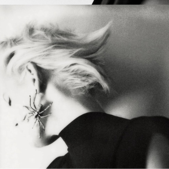 ZARA SPIDER RHINESTONE EARRINGS - Picture 5 of 9